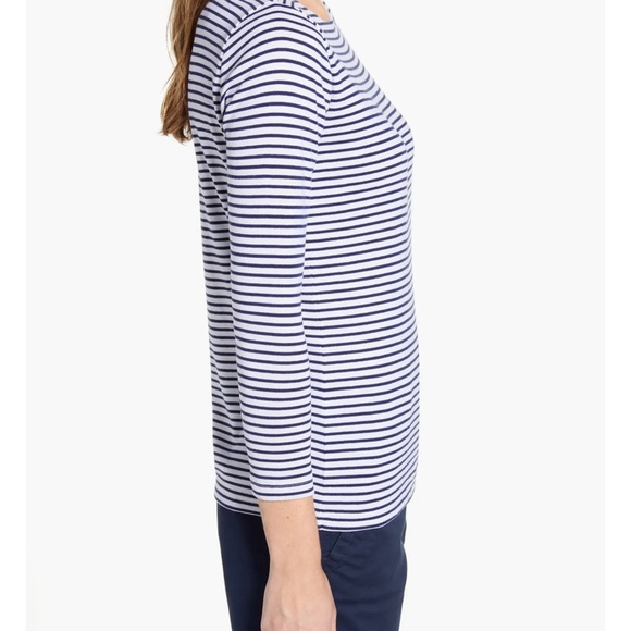 Vineyard Vines Classic Boat Neck Nautical Top - Picture 3 of 10